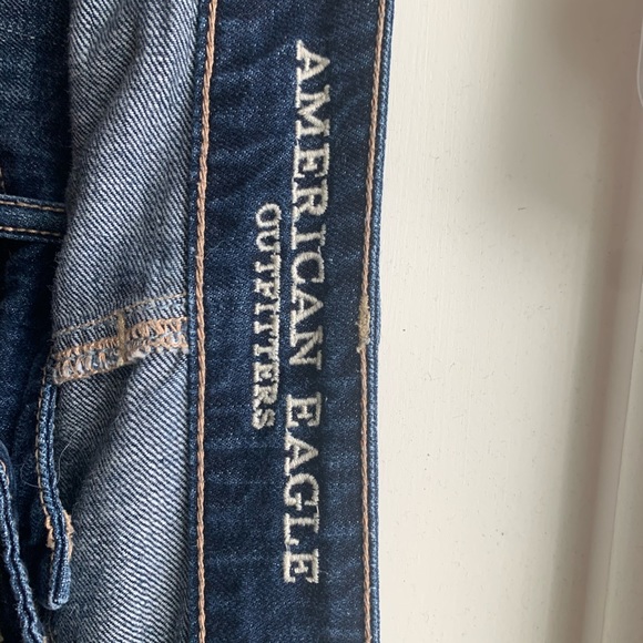 American Eagle Denim Shorts size 2 Dark Wash - Picture 8 of 9